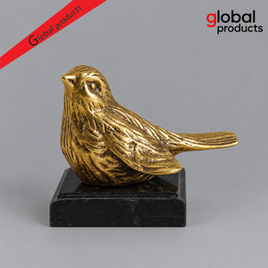 Figura de Pingüino Dorado Hecha a Mano, Escultura de Lujo Chapada en Oro, Pisapapeles Decorativo y Objeto de Colección - Product Image 4
