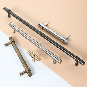 Tirador metálico premium fabricado para necesidades de ferretería elegante en armarios, cajones y muebles. - Product Image 6