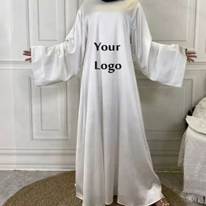 Borka robes mode pour le plus récent dropshipping Abaya femmes robe musulmane Polyester OEM Service Abaya du fournisseur - Product Image 5