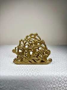 ที่วางกระดาษเช็ดปากโลหะสีทองแบบคลาสสิกทำด้วยมือ – ที่ใส่กระดาษทิชชูสำหรับตกแต่งโต๊ะในโรงแรมและร้านอาหาร - Product Image 6