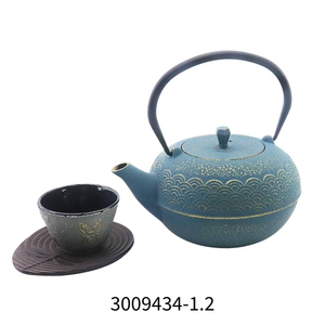 Tetera de Hierro Fundido Esmaltado de Buena Calidad, Capacidad de 900 ml, Estilo Japonés, con Filtro de Malla de Acero Inoxidable, Absorción de Hierro, Apta para Cocina Eléctrica - Product Image 6