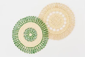 Assiette de présentation en rotin sur mesure, faite à la main, accessoires de table, fournisseur - Product Image 3