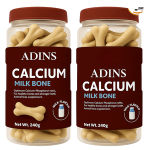 Masticables de Leche de Calcio para Perros, Suplemento Orgánico con Sabor a Leche, Dientes y Huesos Más Fuertes, Golosina de Larga Duración y Alta Proteína - Product Image 2