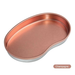 Bandeja Organizadora de Cosméticos en Forma de Riñón, de Acero Inoxidable, para Joyería, Herramientas de Manicura, Exhibición de Cosméticos, Herramienta para Salón de Belleza - Product Image 1