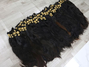 Materia prima de alta calidad procedente de Vietnam, cabello natural para extensiones de cabello, precio al por mayor, 1 kg, longitudes de 40 cm a 90 cm - Product Image 3