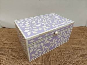 Handcrafted Bone Inlay Storage <b>Box</b> Luxury Decorative Organizer Elegant <b>Keepsake</b> Gift for Home Decor Tradebyd - Product Image 1