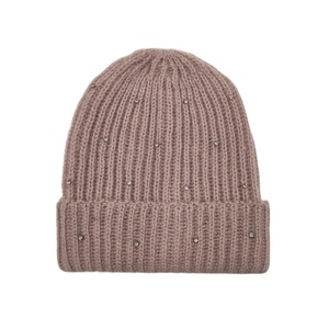 2025 automne hiver Beanie Logo personnalisé coton tricoté chapeau avec strass multicolore en gros nouveau Design - Product Image 3