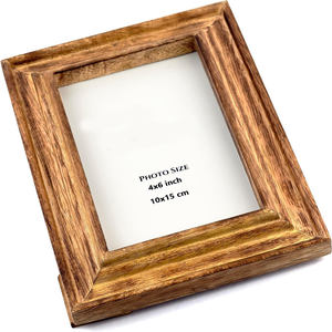 Cadre photo en bois fait main à finition naturelle, cadre photo en bois massif de haute qualité, cadre photo en bois fait main par un designer, finition premium - Product Image 5