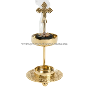 Porte-encens en laiton réglable pour la méditation spirituelle - Product Image 1