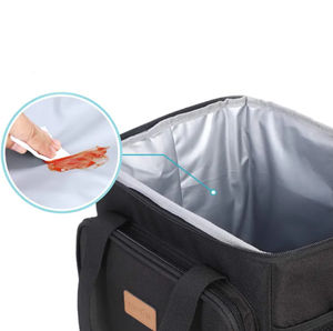 Sac isotherme réutilisable personnalisé imprimé, grand sac fourre-tout portable, sac isotherme pour le déjeuner - Product Image 5