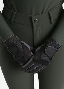 Gants en cuir premium ultra respirants, vente en gros, logo personnalisé, équipement équestre, gants d'équitation professionnels pour l'hiver. - Product Image 4