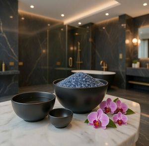 Sal de Baño Natural Ecológica del Himalaya con Cristales Botánicos Infusionados, Diseño Moderno para un Alivio Profundo del Estrés, Suave y Radiante - Product Image 3