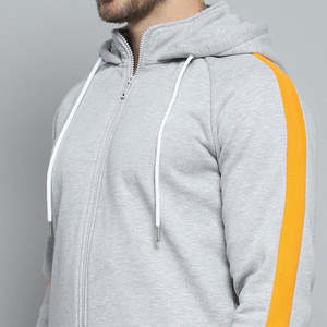 New Design Custom Logo Cotton Full Zip Tracksuit Hoodie Jogger Two Piece Jogging <b>Sweat</b> <b>Suit</b> <b>for</b> <b>Men</b> Casual Sportswear Tracksuit - Product Image 4