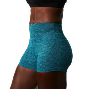 Shorts de sport respirants taille haute à compression pour femme, pour la course, le cyclisme, le yoga et la gym, style biker, effet galbant - Product Image 5