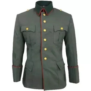Tunique de uniforme militaire allemande vintage de la Première et Deuxième Guerre Mondiale, camouflage élite, respirante, reproduction personnalisée en laine acrylique pour homme - Product Image 3