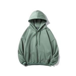 เสื้อฮู้ดดี้โอเวอร์ไซส์ผ้าฝ้าย 100% หนัก 400 กรัม สำหรับผู้ชาย ทรงหลวม ไหล่ตก  ไม่มีลาย สกรีนโลโก้ พิมพ์ลายได้ตามต้องการ - Product Image 5