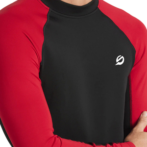 Rashguard à manches longues pour homme avec logo personnalisé par sublimation, design personnalisé, polyester/nylon, séchage rapide, respirant - Product Image 3