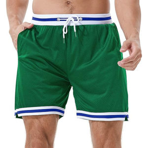 High Quality Breathable Polyester Hot Shorts for Men <b>Elastic</b> Waist Best Selling Custom Made Men Shorts gym fitted casual use - Product Image 1