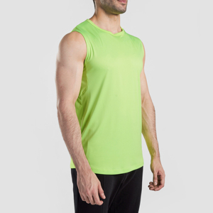 Débardeur de sport personnalisé en tricot respirant et écologique pour hommes, vêtements de gym - Product Image 5