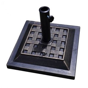 Base per Ombrellone da Giardino Quadrata Resistente da 17,5 Pollici, Capacità 30 Libbre, per Ombrelloni e Basi da Esterno - Product Image 2