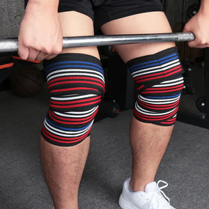 MESS SPORTS Bandes de genou et bandages de compression respirants en néoprène avec logo personnalisé pour la musculation - Product Image 1
