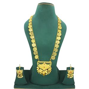 Conjunto de collar de joyería en forma de luna de flor hueca chapada en oro Conjunto de joyería de moda de Oriente Medio para mujeres y niñas - Product Image 5