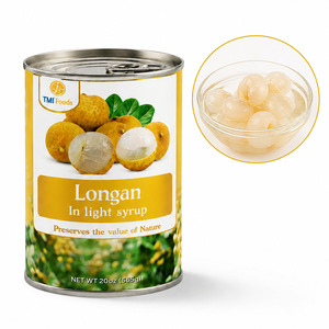 Longan enlatado de Vietnam, de primera calidad, delicioso, a precio competitivo, el más vendido, enlatado en latas de 20 oz. - Product Image 1