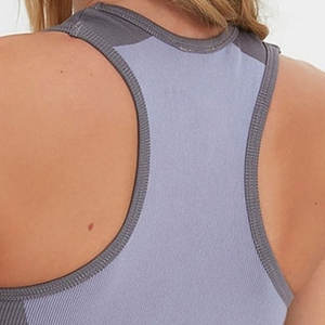 Soutien-gorge de sport léger et respirant pour femme, avec rembourrage et bretelles réglables, idéal pour le yoga, la course et l'entraînement en salle de sport, sans coutures - Product Image 5