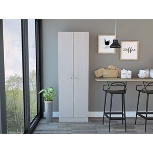 Armadio Virginia a Cinque Ripiani con Doppia Porta per Soggiorno - Product Image 1