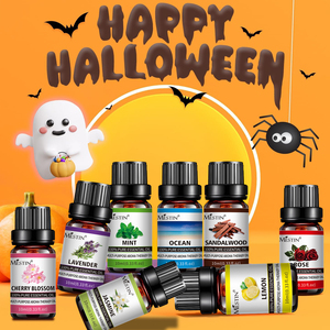 ODM OEM Mestin - Juego de 8 Aceites Esenciales para Humidificador, Difusor de Aire, Masajes Corporales: Menta, Sándalo, Lavanda, Limón, Rosa, Jazmín - Product Image 3