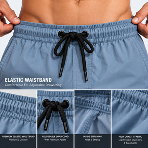 Men's Beach <b>Shorts</b> Drawstring Board <b>Shorts</b> Breathable Quick Dry Polyester Elastic Waist Digital Printed Casual Swimwear - Product Image 4