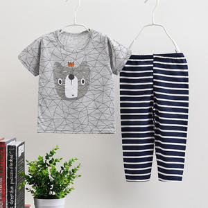Pyjama en coton confortable pour garçons et filles, léger et doux, pour la maison, le repos, l'heure du coucher, les activités intérieures et l'usage quotidien - Product Image 6