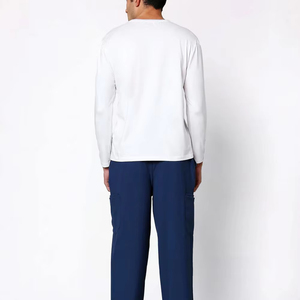 Best-Fitting Hospital Uniforms Medical Scrubs Top Nurse <b>Long</b> <b>Sleeve</b> Scrub <b>Undershirt</b> for Men Medical Scrub Nursing - Product Image 2