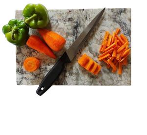 Tabla de cortar de mármol gris de alta calidad, diseño personalizado para chefs caseros y cocinas de hostelería - Product Image 1