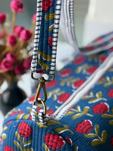 Bolsa de Viaje de Lona Acolchada de Algodón Vintage, Bolsa de Viaje Grande de Lujo para Fin de Semana, para Hombres y Mujeres, para Vacaciones, Pernoctaciones, Personalizada - Product Image 3