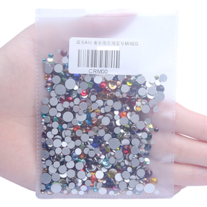 Nouveaux strass plats non thermocollants SS3-SS20, tailles mixtes, 1440 pièces, strass en vrac pour sacs et accessoires pour ongles, professionnels, accessoires de bricolage - Product Image 1