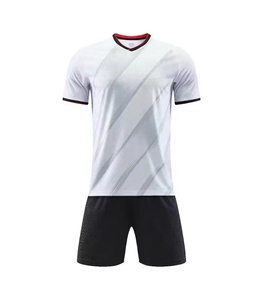 Premium Quality Printing Men's Soccer Uniform Training Wear Breathable Jerseys And Shorts Soccer Uniform Set - Product Image 1