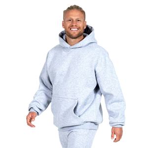 Haute qualité 500gsm pull à capuche lourd français éponge goutte épaule coton surdimensionné hommes hiver brodé sweats à capuche - Product Image 1
