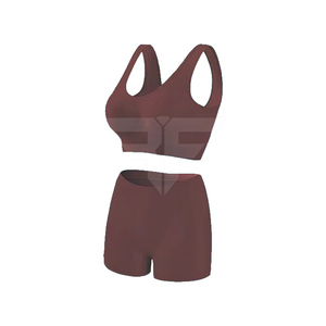 Conjuntos de Ropa Deportiva para Mujer, Tallas Grandes, para Yoga, Playa y Natación, Colores Sólidos, Cintura Elástica Transpirable, Protección UV, Alta Demanda 2025 - Product Image 1