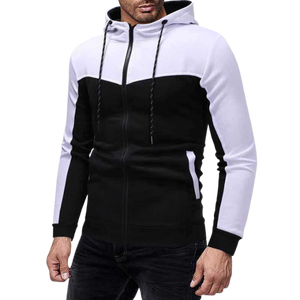 Top Selling Men's Autumn Casual Hooded Pullover Sweatshirts Solid Pattern High Quality Durable Material Eco-Friendly Loose Fit - Product Image 3