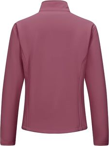 Veste softshell pour femme, best-seller, tendance, coupe ajustée, coupe-vent, thermique, avec fermeture éclair, idéale pour la neige - Product Image 4