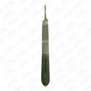 Poignée de scalpel médical Lames chirurgicales Support de scalpel médical Instruments chirurgicaux dentaires Acier inoxydable de haute qualité - Product Image 2