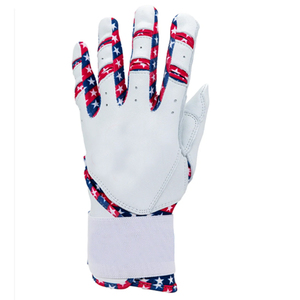 Custom Logo Leather Batting Gloves with <b>Hook</b> & Loop Closure for Adults-Lightweight Durable Customizable Color - Product Image 5