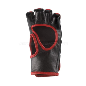 Guantes de MMA con exterior de cuero PU duradero, correa de muñeca ajustable, adecuados para entrenamientos de MMA, práctica de artes marciales y deportes - Product Image 3