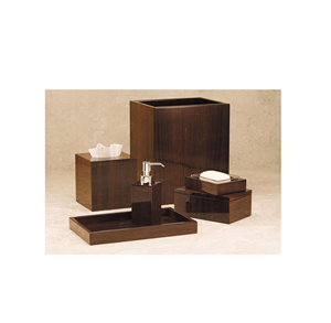 Ensemble de salle de bain en bois 100% naturel, 4 pièces, fait main, haute qualité, taille personnalisée, pour la maison, l'hôtel et le jardin - Product Image 1