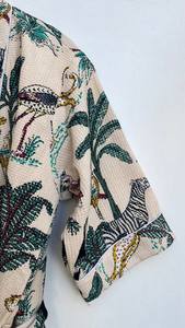 Bata Kimono Unisex de Algodón con Tejido Waffle para Spa, Baño y Descanso - Product Image 6