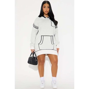 Conjunto de Sudadera con Capucha y Pantalones Deportivos de Forro Polar para Mujer, Estilo Casual, para Otoño e Invierno, Estilo Europeo y Americano - Product Image 6