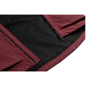 Veste de sport softshell respirante et imperméable en toile, à capuche, avec fermeture éclair, pour homme, hiver, BRUIT INDUSTRIES - Product Image 3