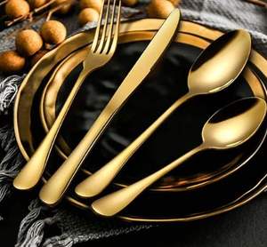 Cubiertos de comedor inspirados en la galería, diseñados para hogares artísticos, con estilismo de mesa curado y entretenimiento elegante. - Product Image 4