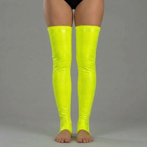 Vêtements de pole dance pour femmes, bas collants jusqu'aux cuisses pour pole dance, combinaison de maintien sûr, confort extensible, couverture lisse et flexible. - Product Image 2